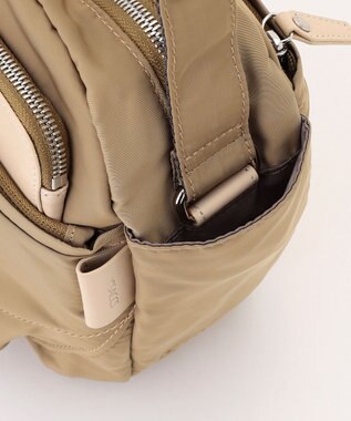Y'SACCS ポリエステルツイル ショルダーバッグ ベージュ