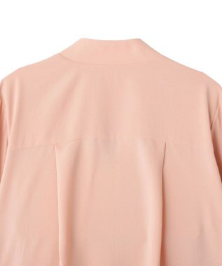 YECCA VECCA スカーフリング付きボウタイブラウス Pink