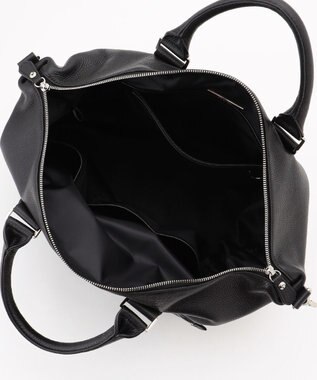 JOSEPH HOMME 【LEON 掲載】オールレザーシュリンク　BOSTON BAG ブラック系