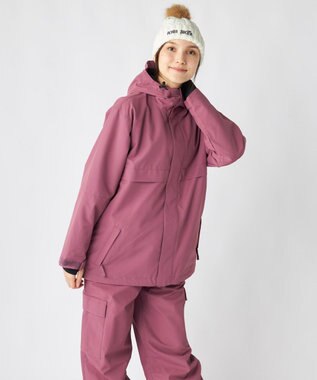 OP／FILA 【ocean pacific】スノーウェア ワークスタイルジャケット ワインレッド