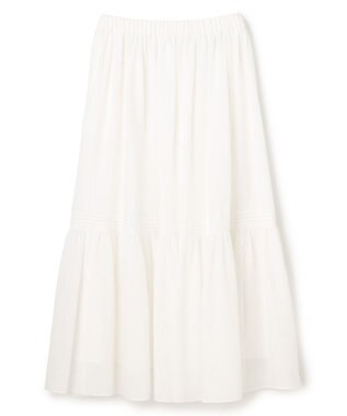 UNFILO エアリー ギャザースカート オフ