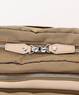 Y'SACCS ポリエステルツイル ショルダーバッグ ベージュ