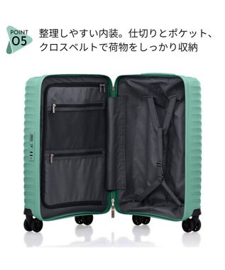 Samsonite アメリカンツーリスター スーツケース 35L ダイアジップ スピナー55 DIAZIP グリーン