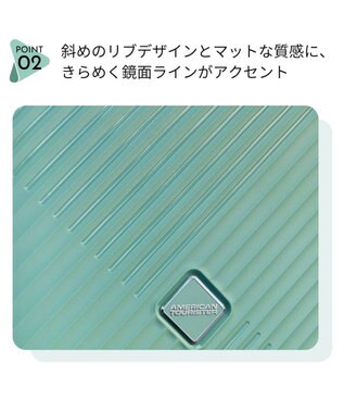 Samsonite アメリカンツーリスター スーツケース 35L ダイアジップ スピナー55 DIAZIP グリーン