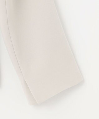 J.PRESS LADIES L 【WEB限定カラーあり・洗える】セラテリーダブルクロス ノーカラー ジャケット ベージュ系