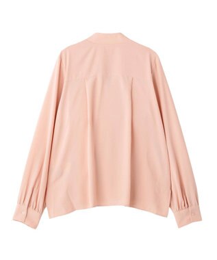 YECCA VECCA スカーフリング付きボウタイブラウス Pink