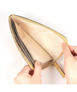 PELLE BORSA 短い長財布 Fine Goods フィーネグッズ 5443 エクルベージュ