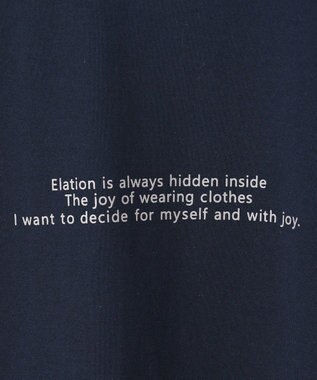 J.PRESS LADIES S ロゴ Tシャツ ネイビー系