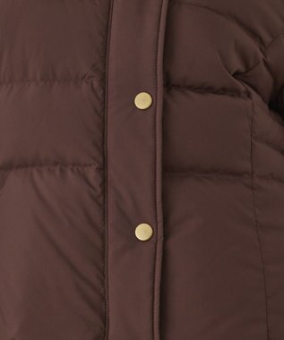 GRACE CONTINENTAL エコファーショートダウンジャケット ブラウン