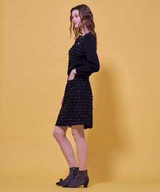 TOCCA 【八木アリサさん着用】【消臭】FLOWER HIDE AND SEEK スカート ブラック系