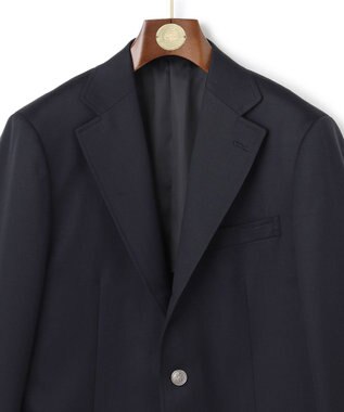 J.PRESS MEN 【WEB・一部店舗限定】シングルブレザー / 銀釦 / 3B / 背抜き ネイビー系