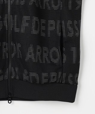 23区GOLF 【MEN】ロゴジャガードトラックジャケット ブラック系5