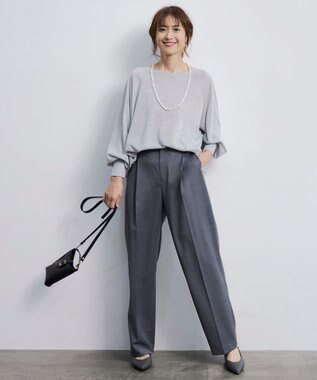 自由区 S 【洗える】ラメシアー トップス シルバー