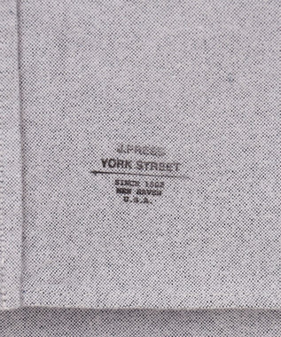 J.PRESS YORK STREET 【UNISEX】オックス起毛 バンドカラーシャツ ライトグレー系