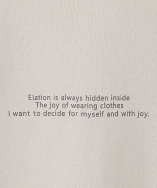 J.PRESS LADIES S ロゴ Tシャツ グレージュ系