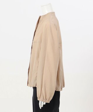 23区 L 【エステータ】エンシュクライト ジップブルゾン グレージュ系