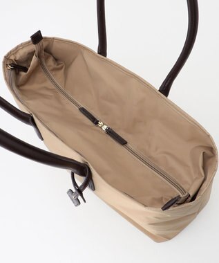 J.PRESS LADIES 【WEB限定・A4サイズ収納可】 ナイロントラベル トート バッグ ベージュ系