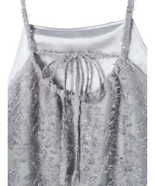 earth music&ecology フラワージャガードキャミワンピース Gray