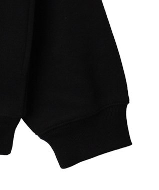 WEGO サークルロゴハーフジッププルオーバー ブラック