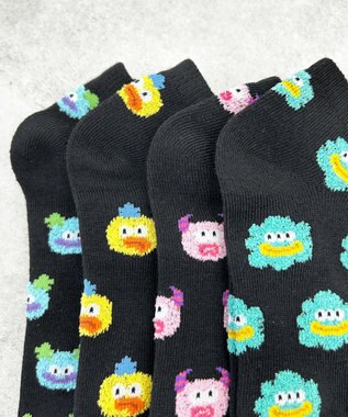WEGO モンスター総柄ショートソックス 柄1
