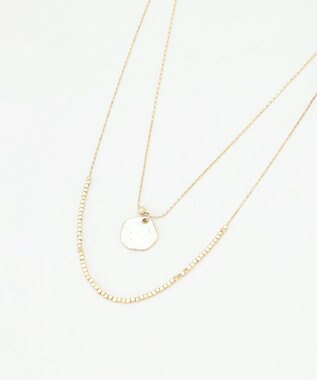 組曲 コイントップレイヤード ネックレス ゴールド系