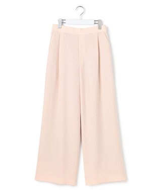 23区 【WEB&一部店舗限定】ストレッチジョーゼット ワイドパンツ ピンク系