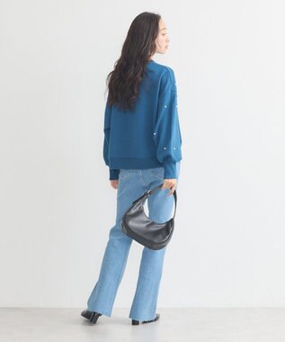 earth music&ecology パールプルオーバー Blue Green