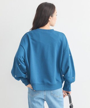 earth music&ecology パールプルオーバー Blue Green