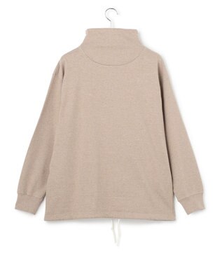 J.PRESS YORK STREET 【UNISEX】ヘビー天竺ハーフジップ スウェット アイボリー系