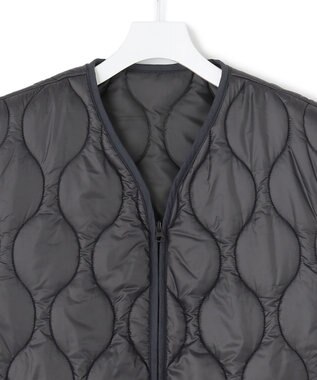 J.PRESS YORK STREET 【UNISEX】キルティング ベスト ブラック系