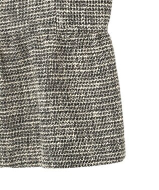 YECCA VECCA ツイードペプラムジレ Mix