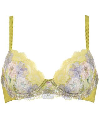 Wing Wing Lesiage　【2760シリーズ】　ブラジャー　ふっくらまる胸　カップ肌側綿混素材　ウイング／ワコール　PB2760 カラシ