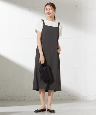 J.PRESS LADIES L 【接触冷感】コットンスムース フレンチスリーブ カットソー ホワイト系