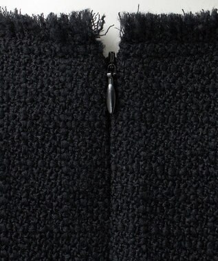 23区 S 【R(アール)】プリペラツイード ワンピース ブラック系