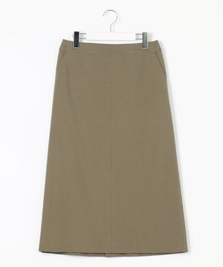 J.PRESS LADIES 【洗える】ライトカルゼハイゲージ スカート カーキ系