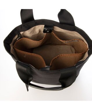 UNBILLION カシュカシュ cachecache / テープハンドルナイロントートバッグ ブラック