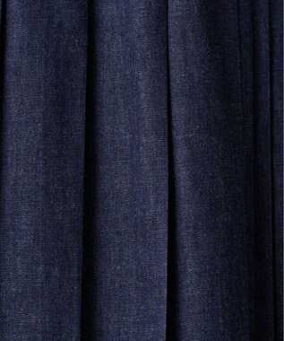 Ripo trenta anni 【ブランド人気】PLEATS RELAX LONG SK プリーツデニムスカート INDIGO