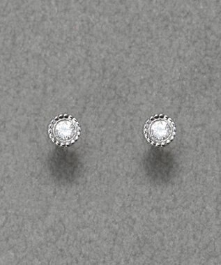 Phoebe 【金属アレルギー対応】プチシャイニングピアス　シルバー/サージカルステンレス シルバー