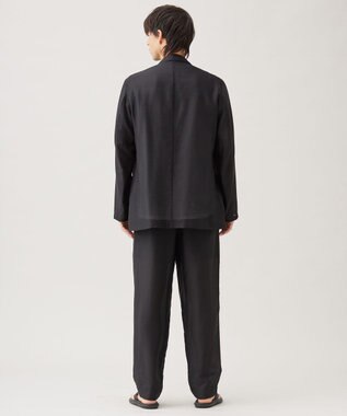 UNFILO MENS ライトウェイトシアー テーラードジャケット ブラック