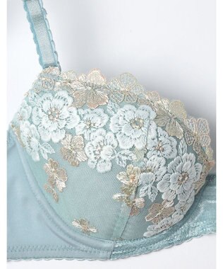 Wing 【ナチュラルアップブラ】 AA~Gカップ展開 ふっくら自然なまるみでバストアップ KB2060 ウイング／ワコール ターコイズ