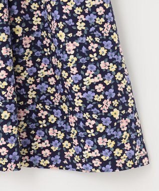 組曲 KIDS 【150-160cm】Flower tea party ワンピース ネイビー系5