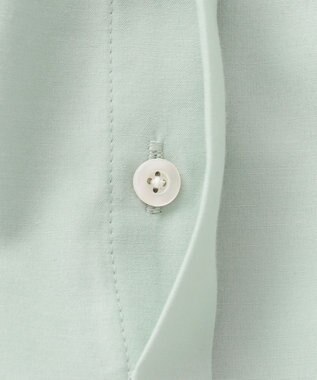 J.PRESS LADIES 【洗える・イージーケア】ライトタンブラー バンドカラー ブラウス ライトグリーン系