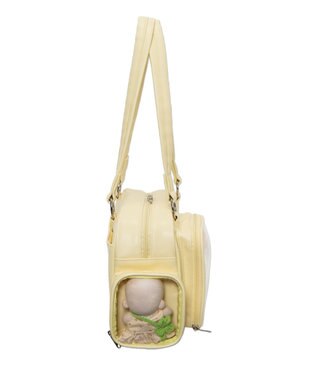 WEGO 【痛バ＆推し活グッズ】きらふわHAPPYぬい痛ボストンバッグ イエロー