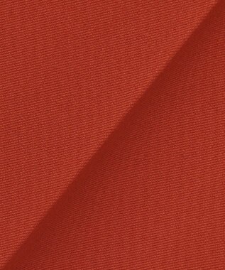 自由区 L 【WEB限定カラーあり/洗える/撥水加工】TRギャバ ストレートパンツ オレンジ系