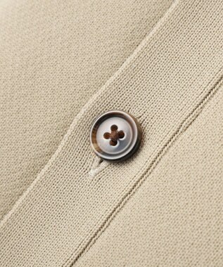 CRAFT STANDARD BOUTIQUE ウォッシャブルVネックカーディガン Beige