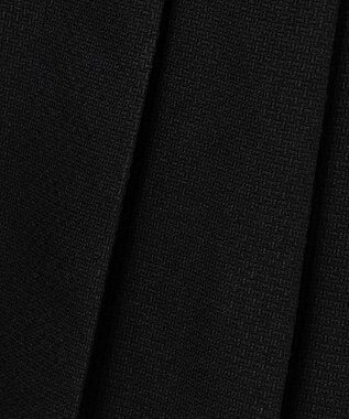 Feroux ツイードミディ ワンピース ブラック系