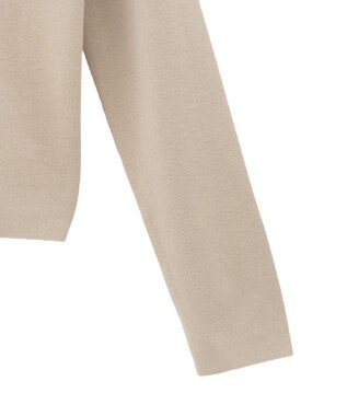 YECCA VECCA ファーMIXオフショルニット Beige
