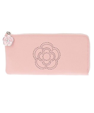 CLATHAS ルレット Lファスナー長財布 ピンク