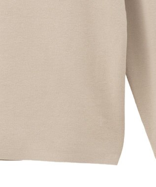 YECCA VECCA ファーMIXオフショルニット Beige