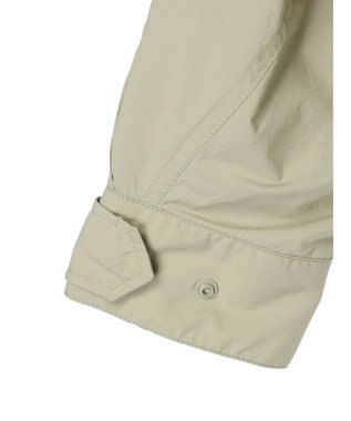 earth music&ecology テックフードロングコート Light Khaki
